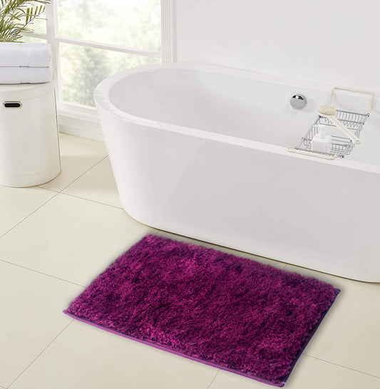 wine purple bath mat
