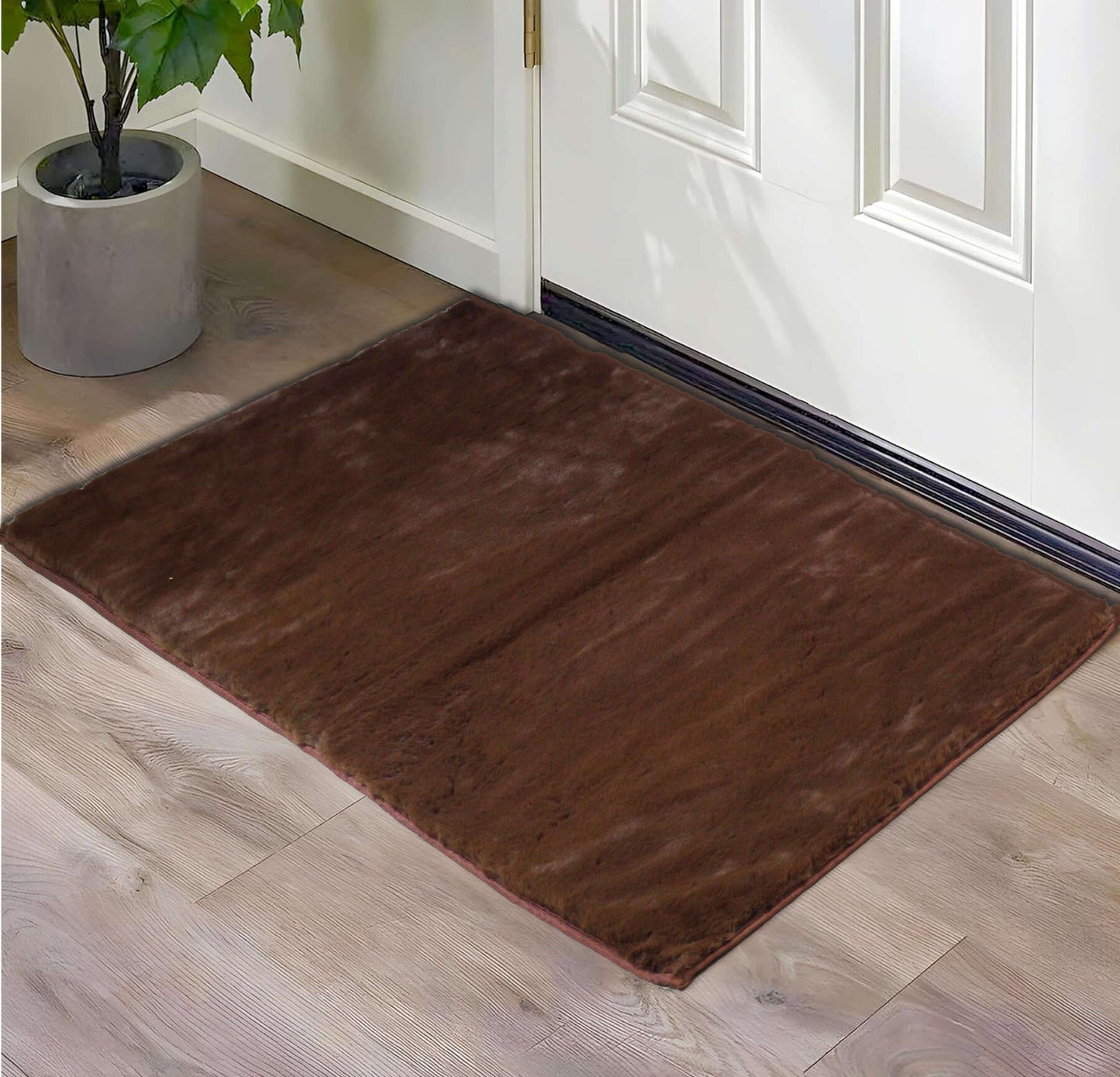 golden brown floor mat