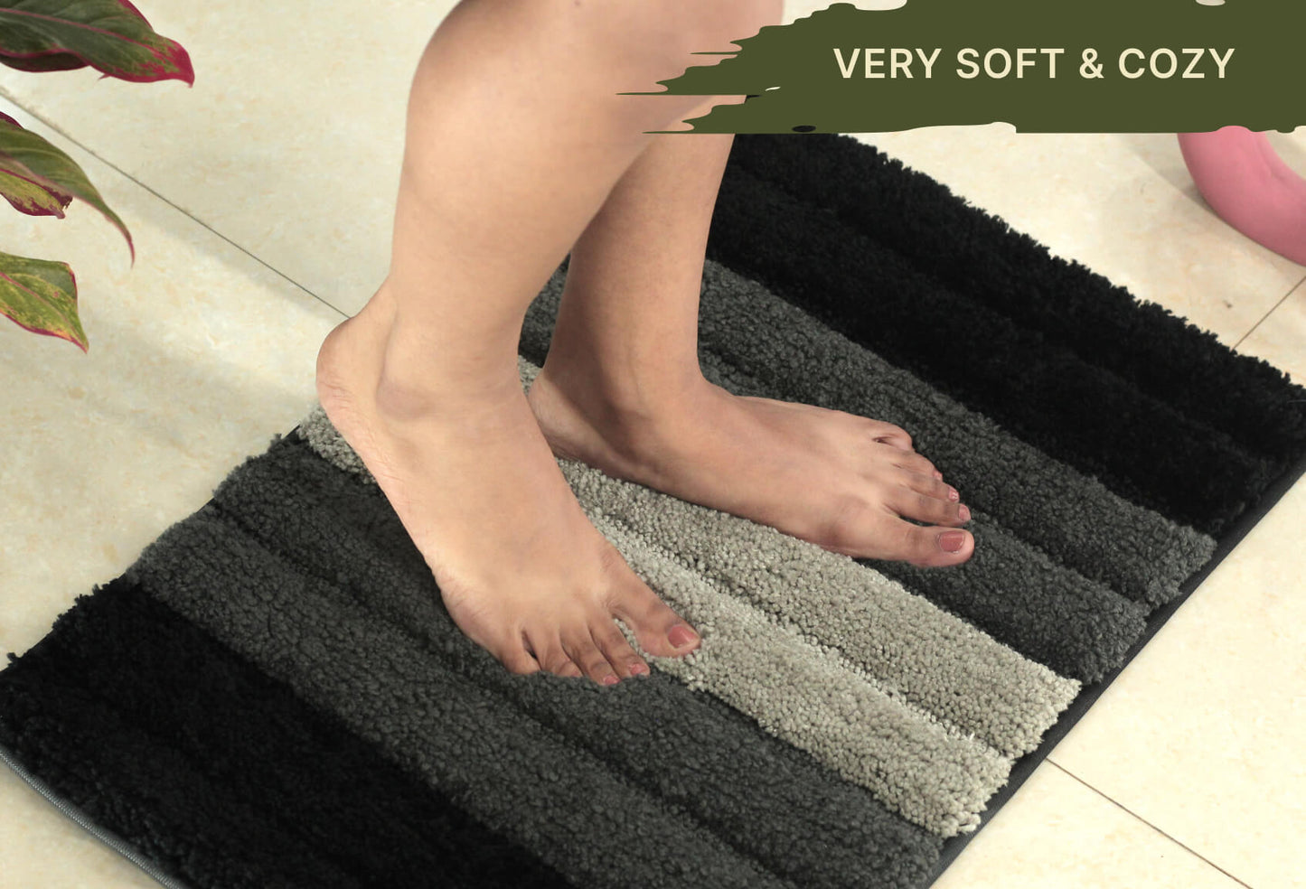 shadow grey bath mat