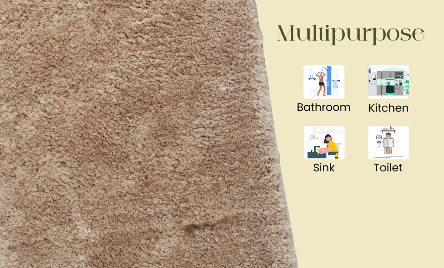 rust bath mat