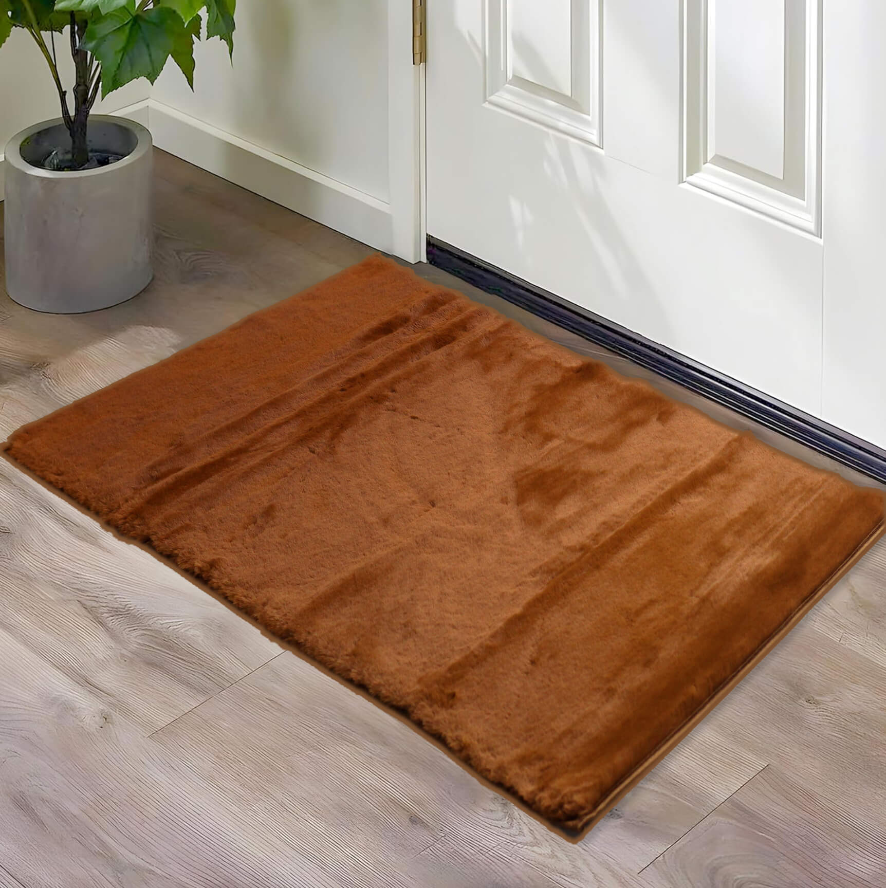 rust floor mat