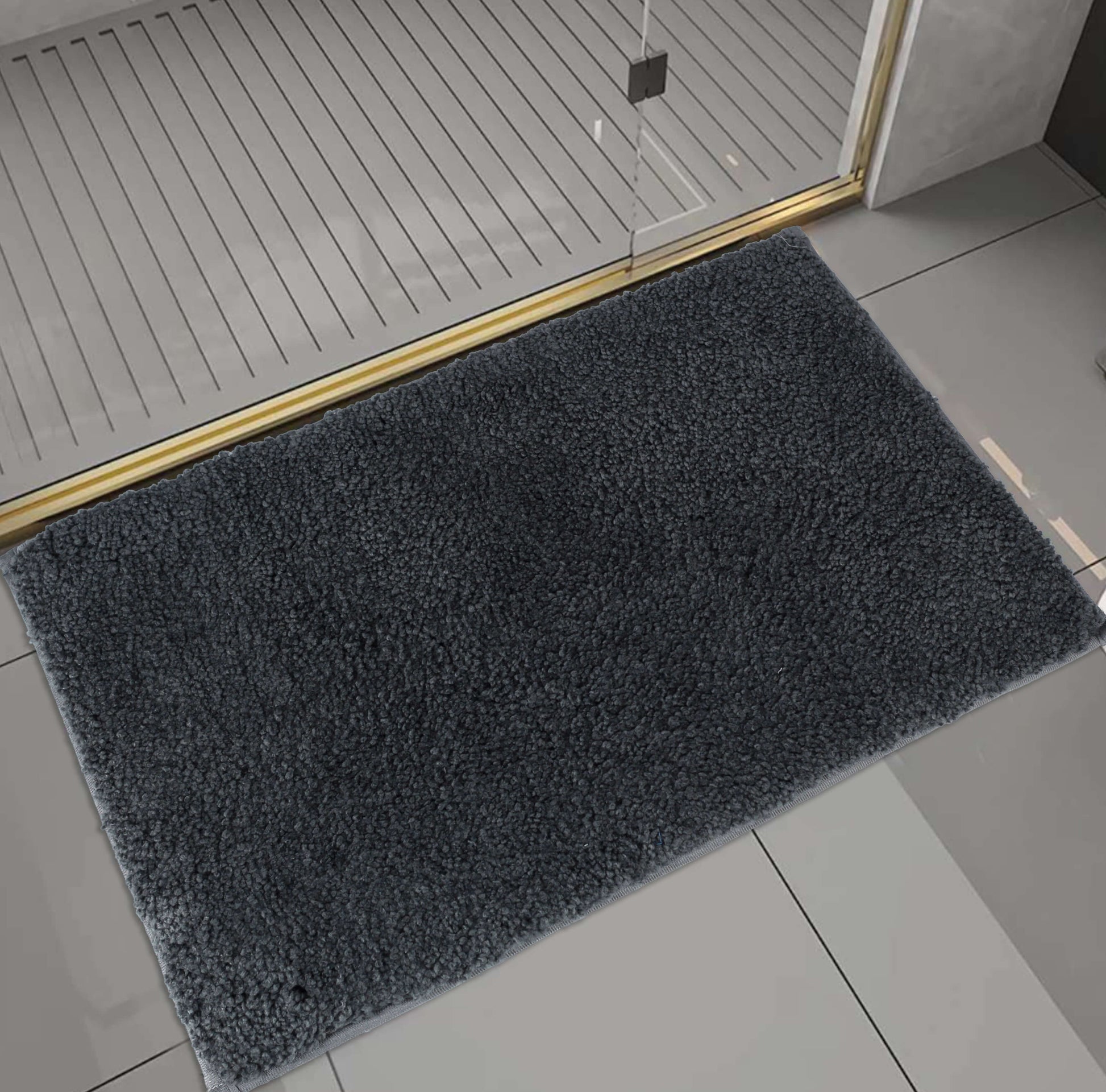 anthra grey bath mat