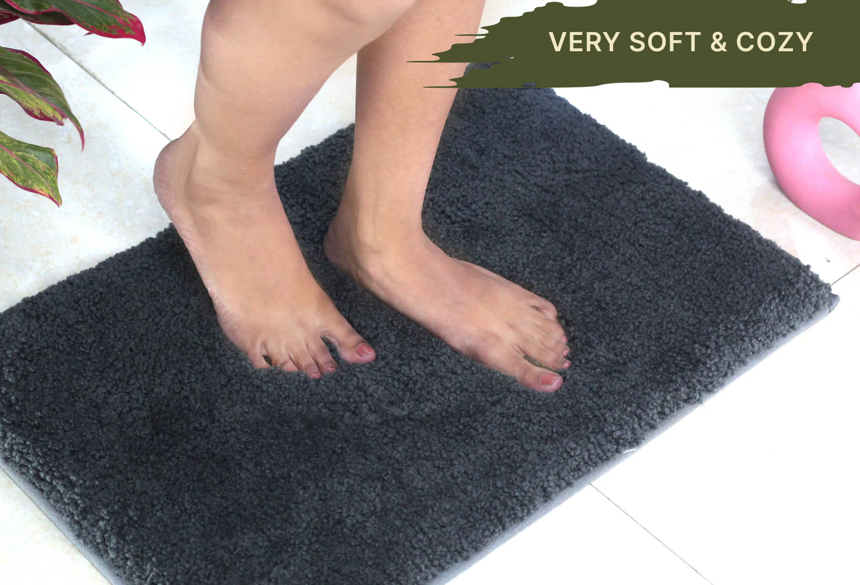 anthra grey bath mat